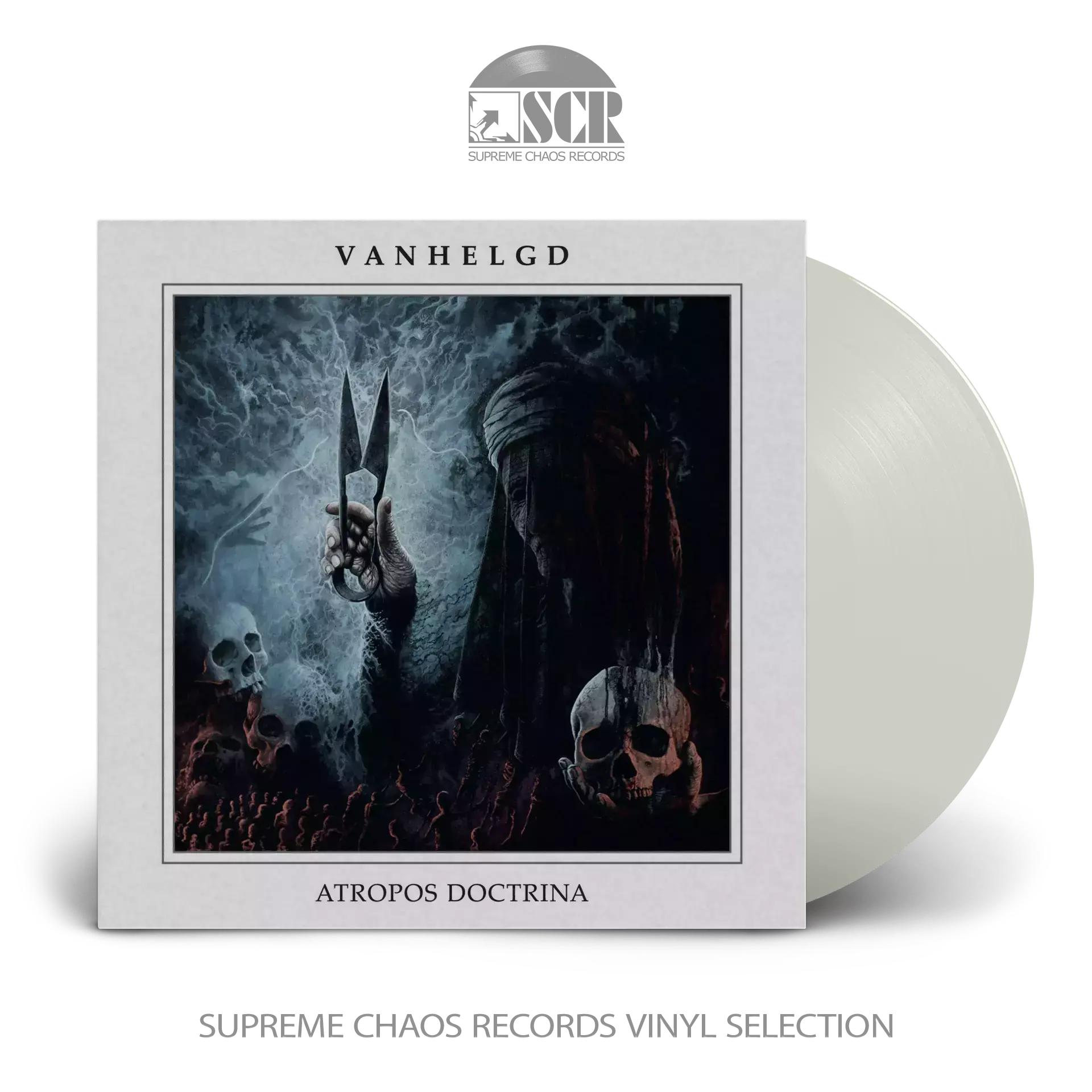 VANHELGD · Atropos Doctrina | WHITE LP VANHELGD · Atropos Doctrina | WHITE LP (Death Metal Vinyl)