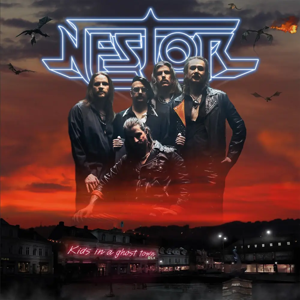NESTOR · Kids In A Ghost Town | BLACK LP (Hardrock Vinyl) · Picture 1