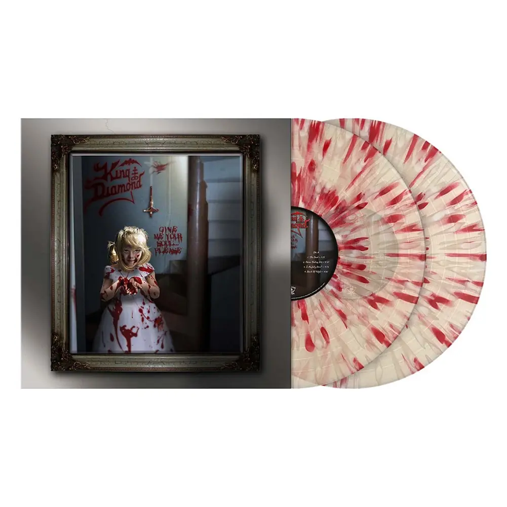 KING DIAMOND · Give Me Your Soul...Please | CLEAR/RED/WHITE 2LP KING DIAMOND · Give Me Your Soul...Please | CLEAR/RED/WHITE 2LP (Heavy Metal Vinyl)