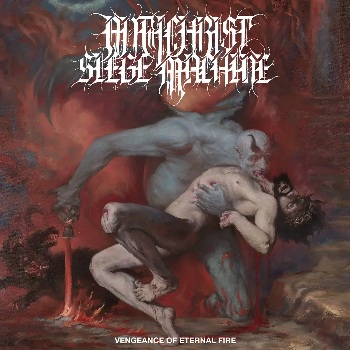 ANTICHRIST SIEGE MACHINE - Vengeance Of Eternal Fire · BLACK LP (Death Metal Vinyl) · Picture 1