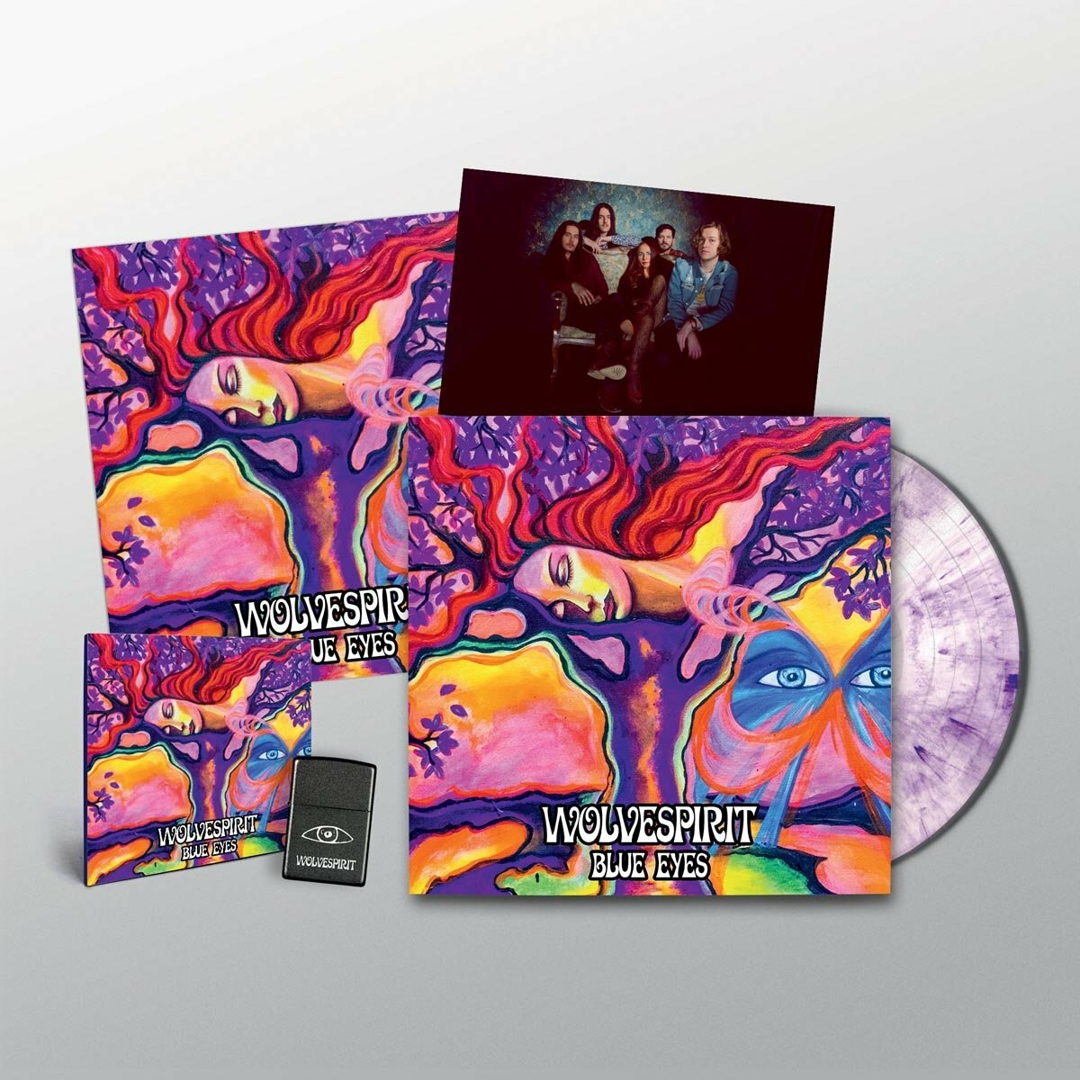 WOLVESPIRIT - Blue Eyes [PURPLE/WHITE MARBLED]