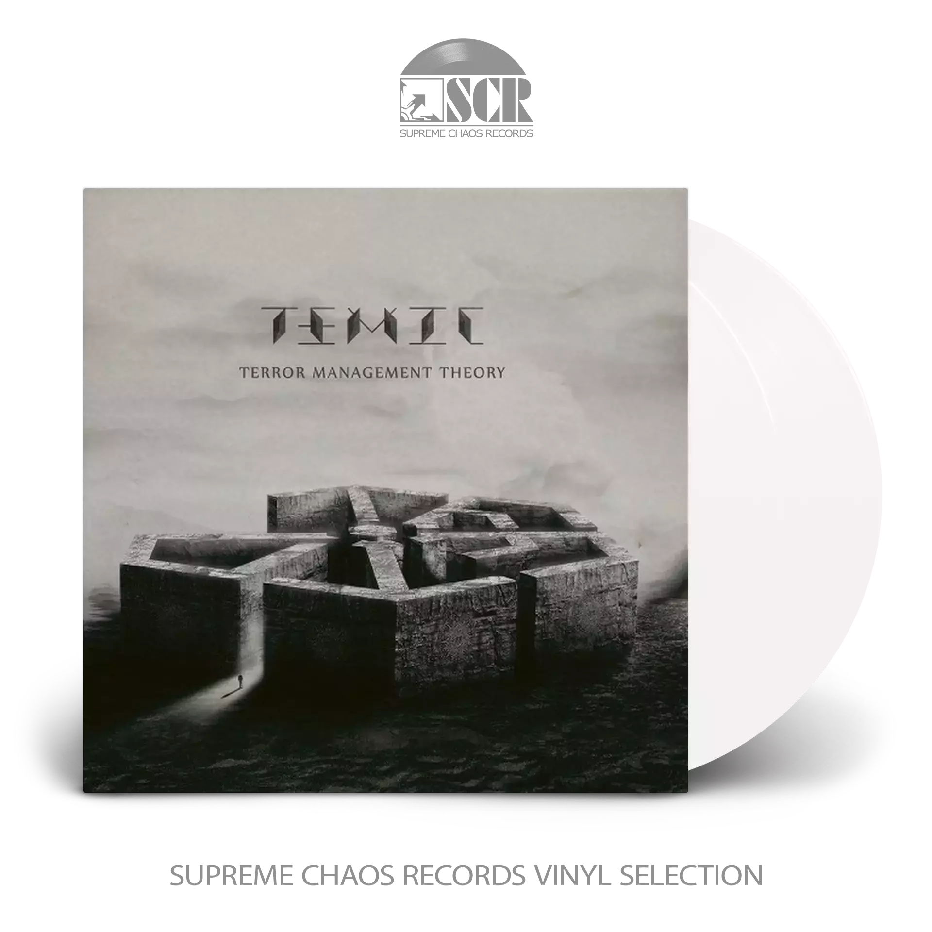 TEMIC · Terror Management Theory | WHITE DOUBLE VINYL (Hi-nrg Progressive Metal Vinyl)