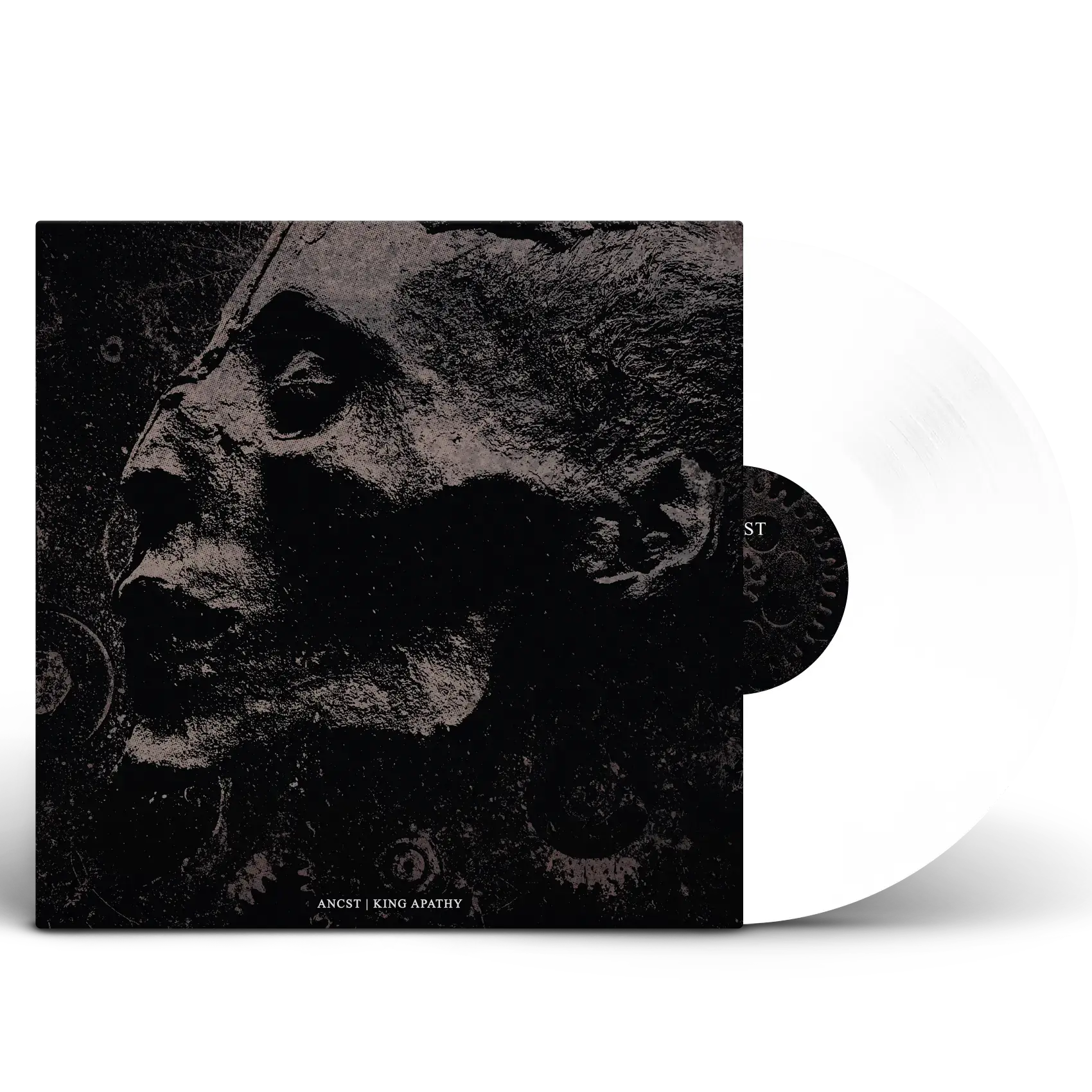 ANCST / KING APATHY - Split · WHITE LP (Black Metal Vinyl)