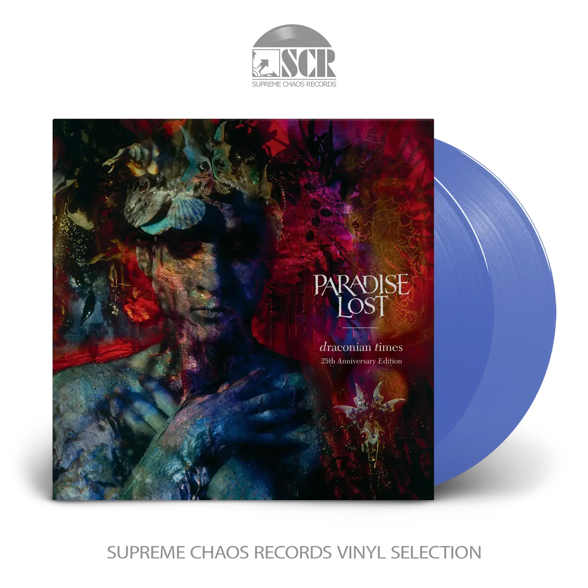PARADISE LOST · Draconian Times (25th Anniversary Edition) | BLUE TRANSLUCENT 2LP (Doom Metal/Gothic Metal Vinyl)