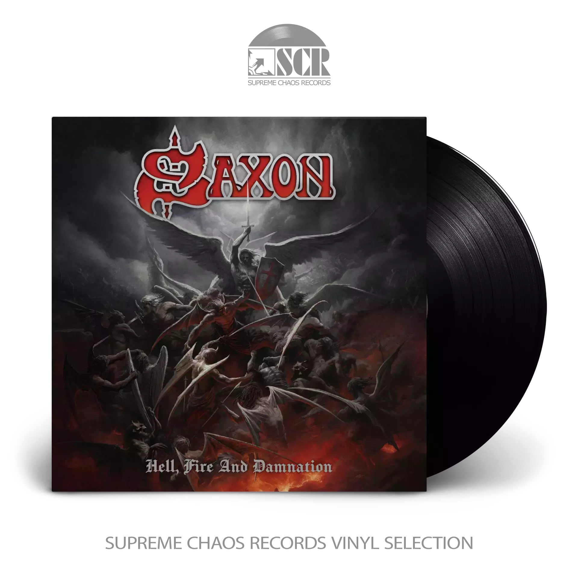 SAXON · Hell, Fire And Damnation | BLACK LP SAXON · Hell, Fire And Damnation | BLACK LP (Heavy Metal Vinyl)