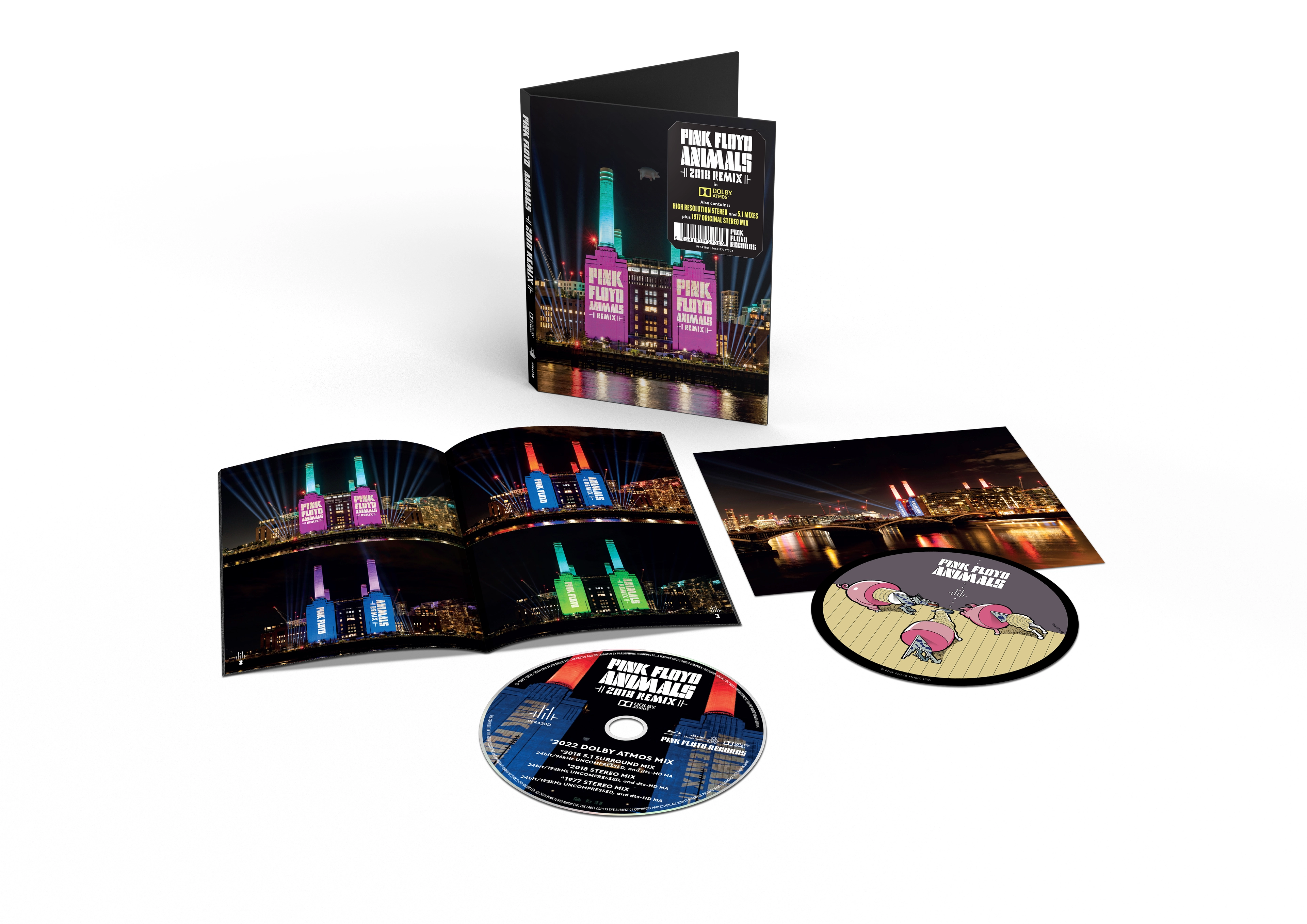 PINK FLOYD - Animals - 2018 Remix - Dolby Atmos [BLU-RAY DIGIPAK]