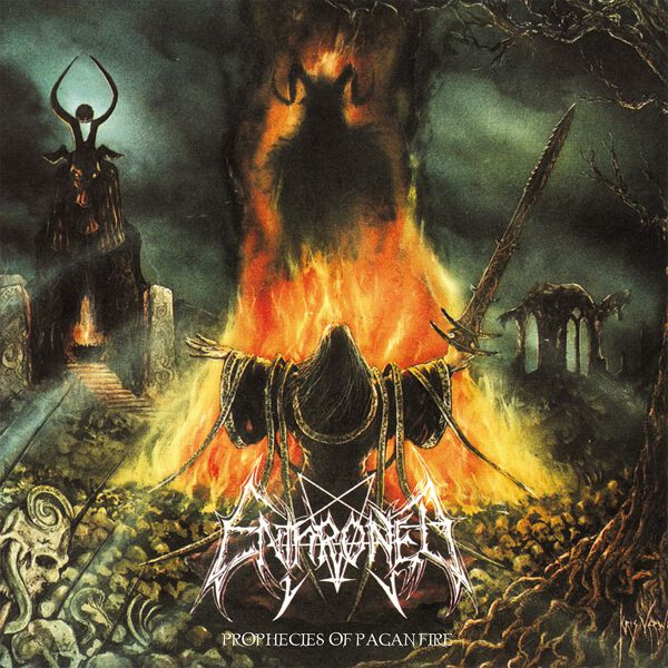 ENTHRONED - Prophecies Of Pagan Fire · CLEAR/RED/YELLOW/BLACK SPLATTER 2LP 1