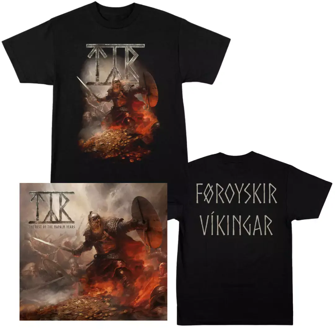TYR - The Best Of The Napalm Years · DIGIPAK CD+T-SHIRT BUNDLE (Viking Metal CDs)