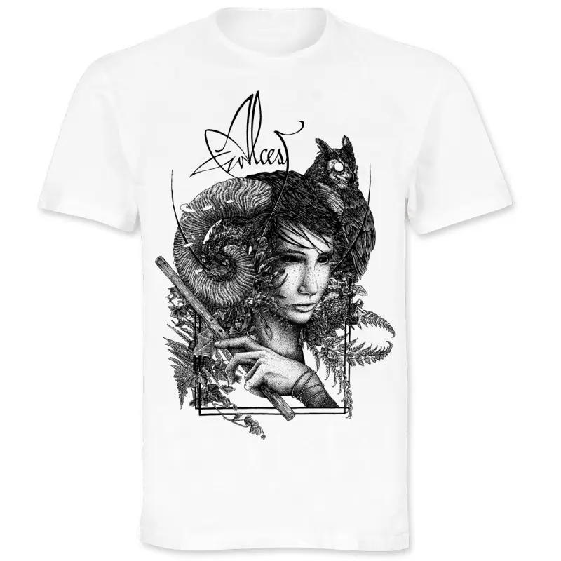 ALCEST - Faun · WHITE T-SHIRT ALCEST - Faun · WHITE T-SHIRT (Post-Metal/Black Metal/Progressive Rock Clothes)