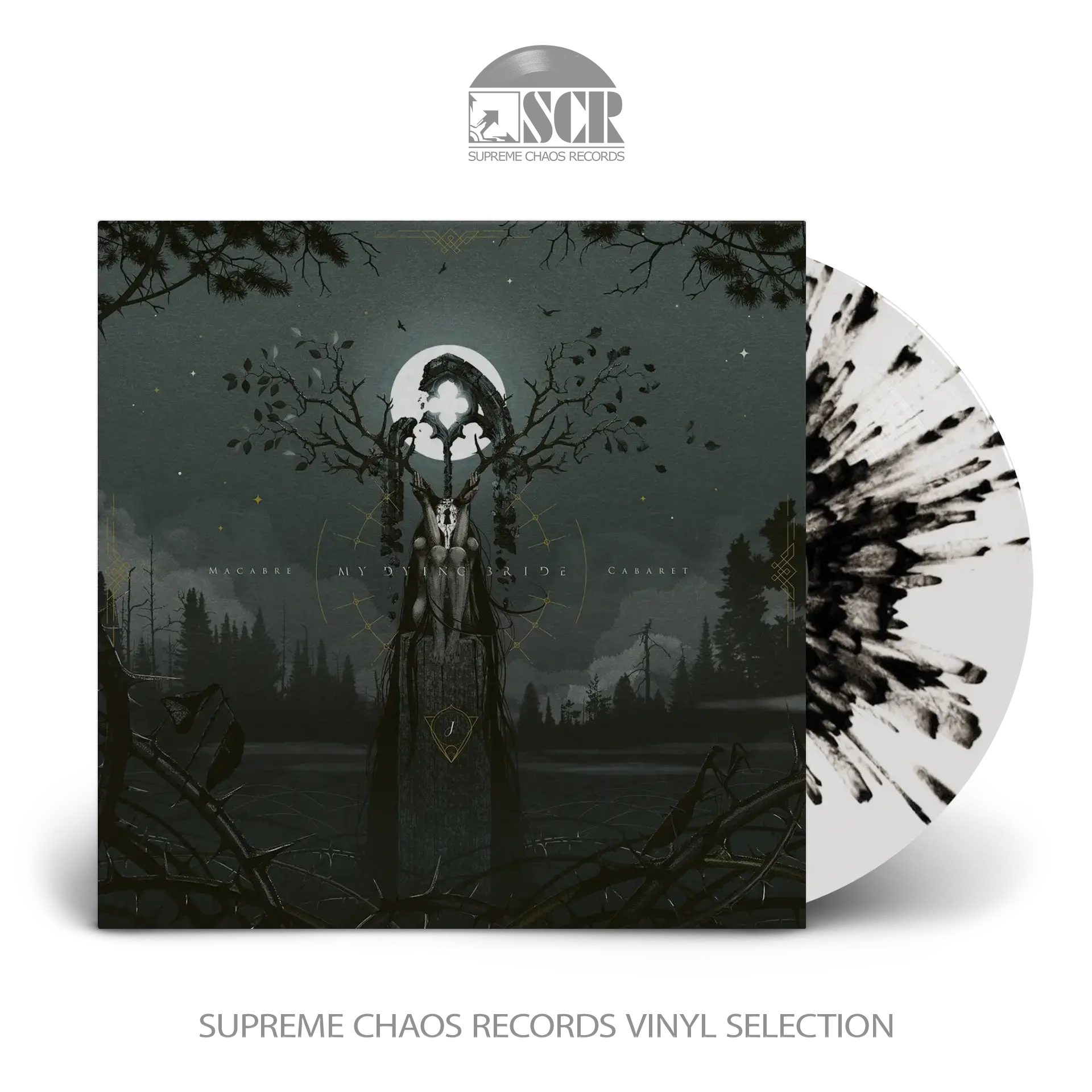 MY DYING BRIDE - Macabre cabaret · WHITE/GREY SPLATTER LP MY DYING BRIDE - Macabre cabaret · WHITE/GREY SPLATTER LP (Doom Metal Vinyl)