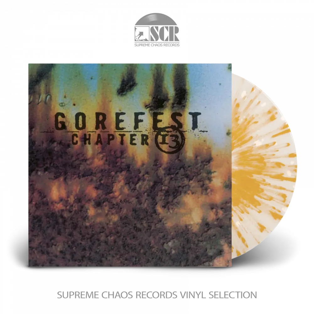 GOREFEST - Chapter 13 · CLEAR/WHITE/ORANGE LP GOREFEST - Chapter 13 · CLEAR/WHITE/ORANGE LP (Death Metal/Heavy Metal Vinyl)