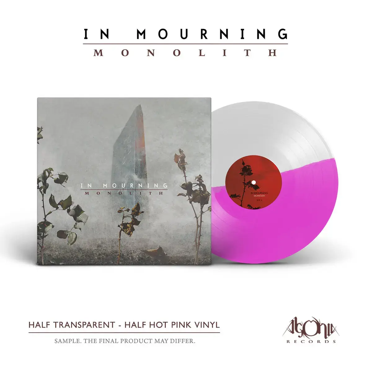 IN MOURNING - Monolith · CLEAR/HOT PINK 2LP (Melodic Death Metal Vinyl)