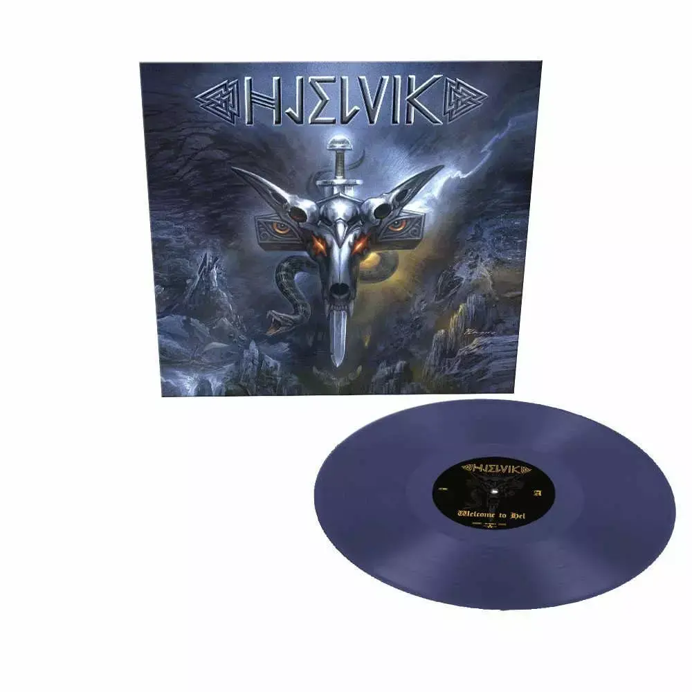 HJELVIK · Welcome to hel | FROST BITE BLUE LP HJELVIK · Welcome to hel | FROST BITE BLUE LP (Heavy Metal Vinyl)