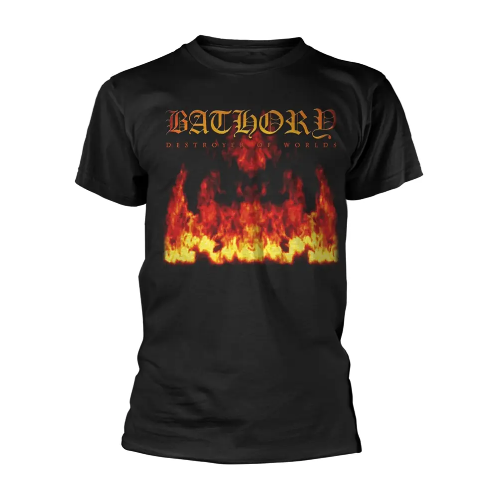 BATHORY · Destroyer Of Worlds | T-SHIRT BATHORY · Destroyer Of Worlds | T-SHIRT (Black Metal Clothes)