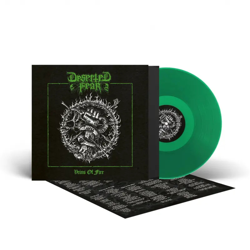 DESERTED FEAR · Veins Of Fire | GREEN LP DESERTED FEAR · Veins Of Fire | GREEN LP (Death Metal Vinyl)