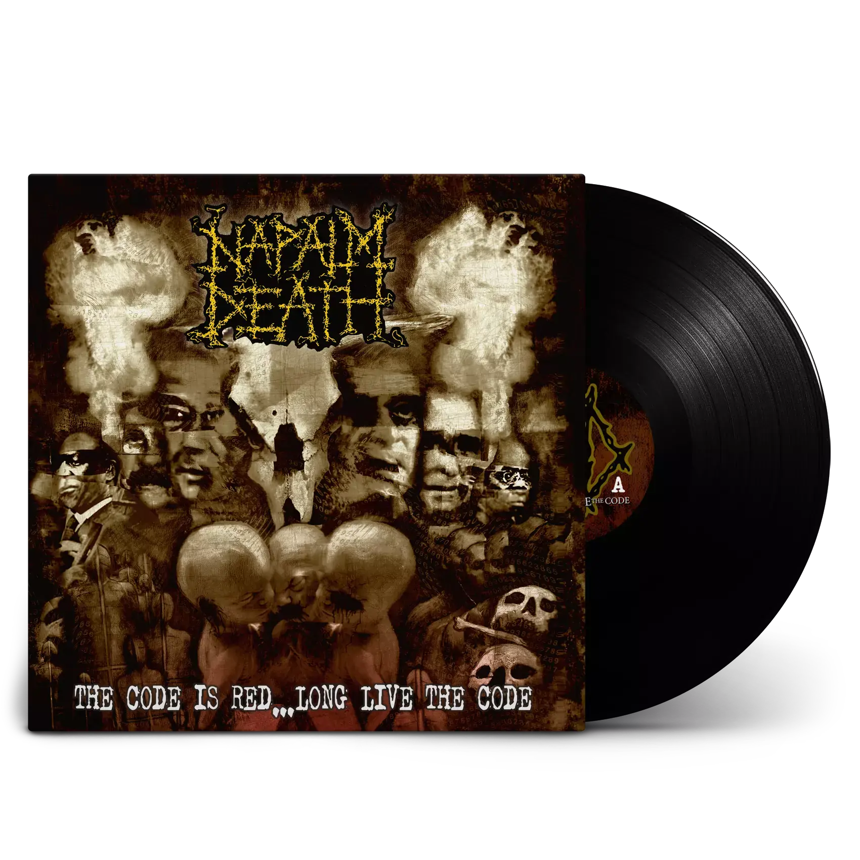 NAPALM DEATH - The Code Is Red · BLACK LP