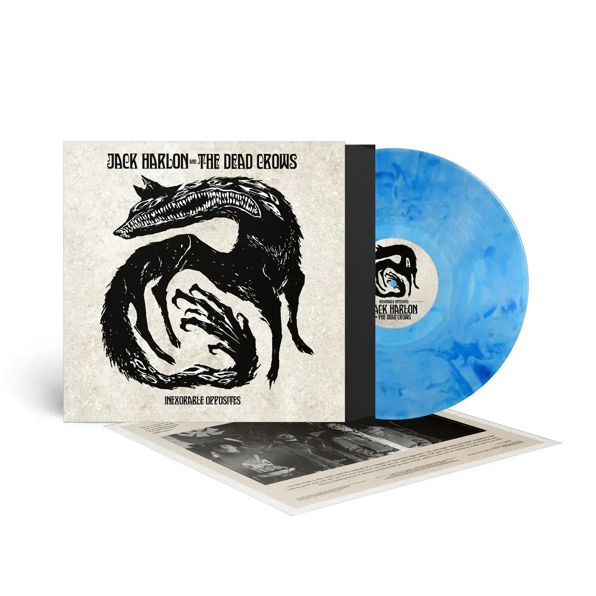 JACK HARLON & THE DEAD CROWS - Inexorable Opposites · BLUE MARBLED LP · Picture 2 JACK HARLON & THE DEAD CROWS - Inexorable Opposites · BLUE MARBLED LP (Psychedelic Rock Vinyl) · Picture 2