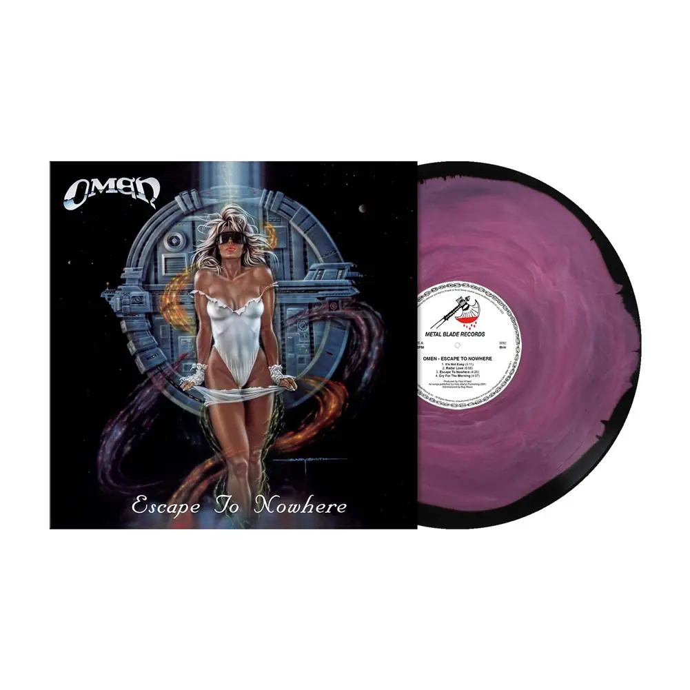 OMEN - Escape To Nowhere (35th Anniversary Re-Issue) · LILAC MARBLED/BLACK MELT LP