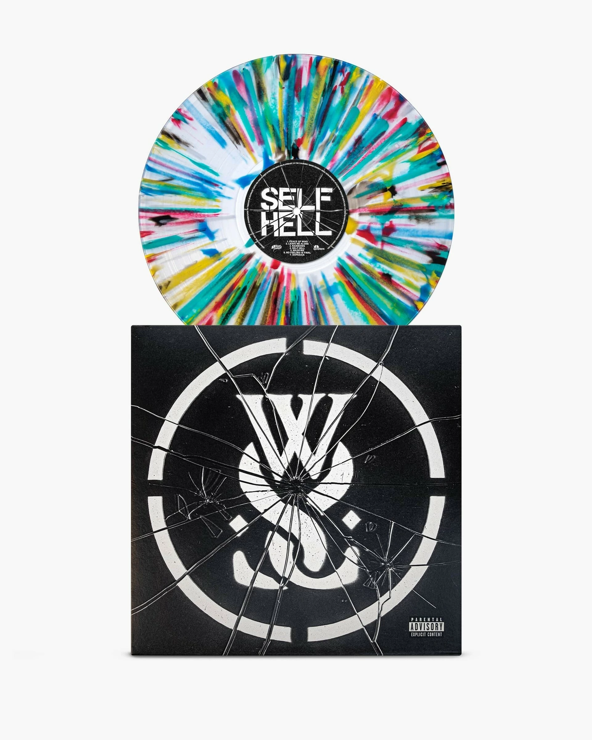WHILE SHE SLEEPS - Self Hell · MULTICOLOR SPLATTER LP (Metalcore Vinyl)