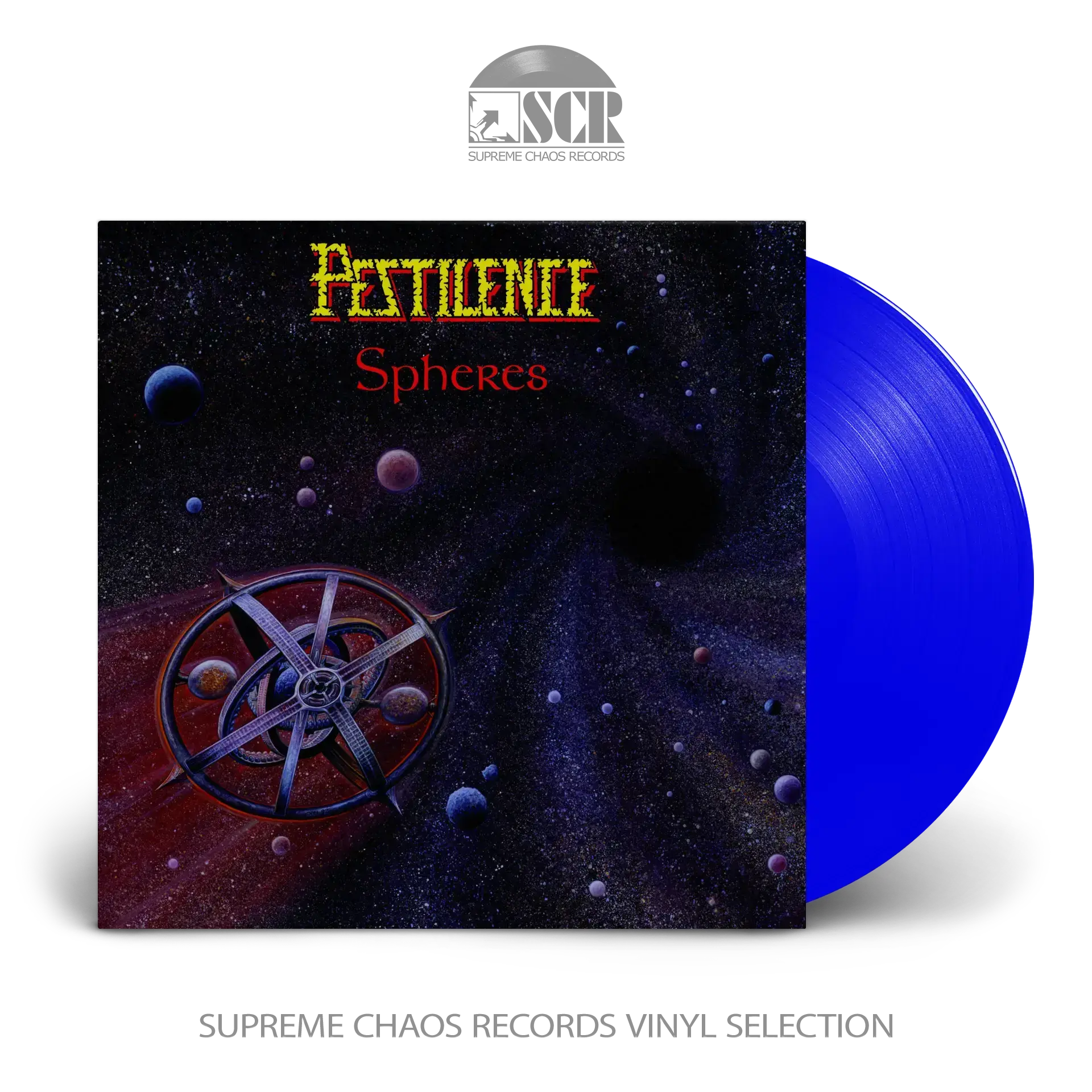 PESTILENCE - Spheres (Re-Release 2023) · TRANSPARENT BLUE LP PESTILENCE - Spheres (Re-Release 2023) · TRANSPARENT BLUE LP (Death Metal Vinyl)