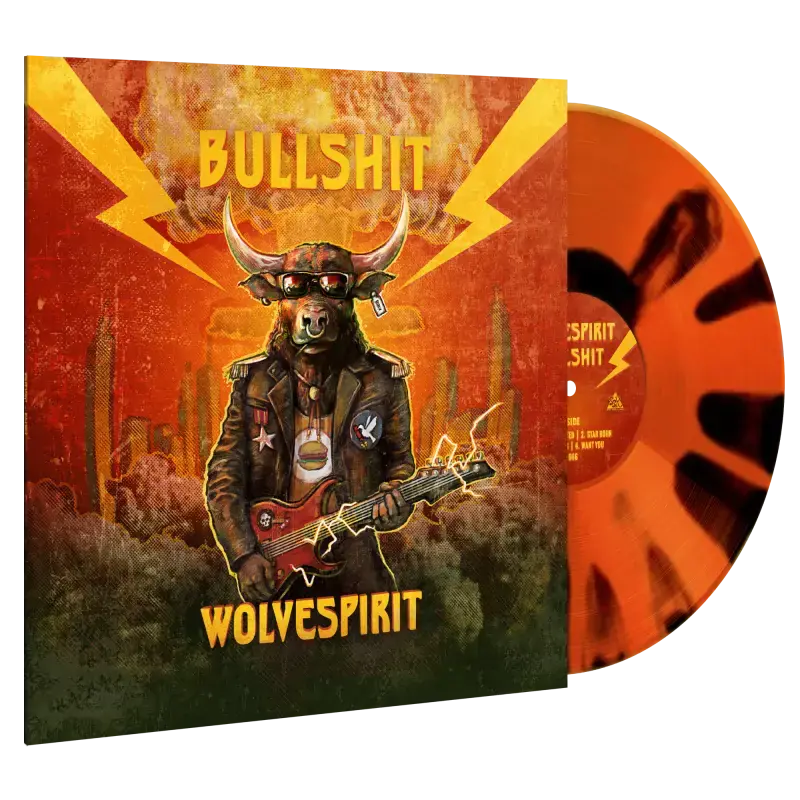WOLVESPIRIT · Bullshit | SPLATTER LP WOLVESPIRIT · Bullshit | SPLATTER LP (Hard Rock Vinyl)