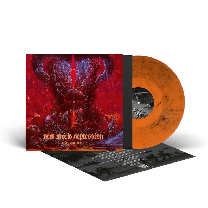 NEW WORLD DEPRESSION - Abysmal Void · ORANGE/BLACK LP (Death Metal Vinyl) · Picture 2