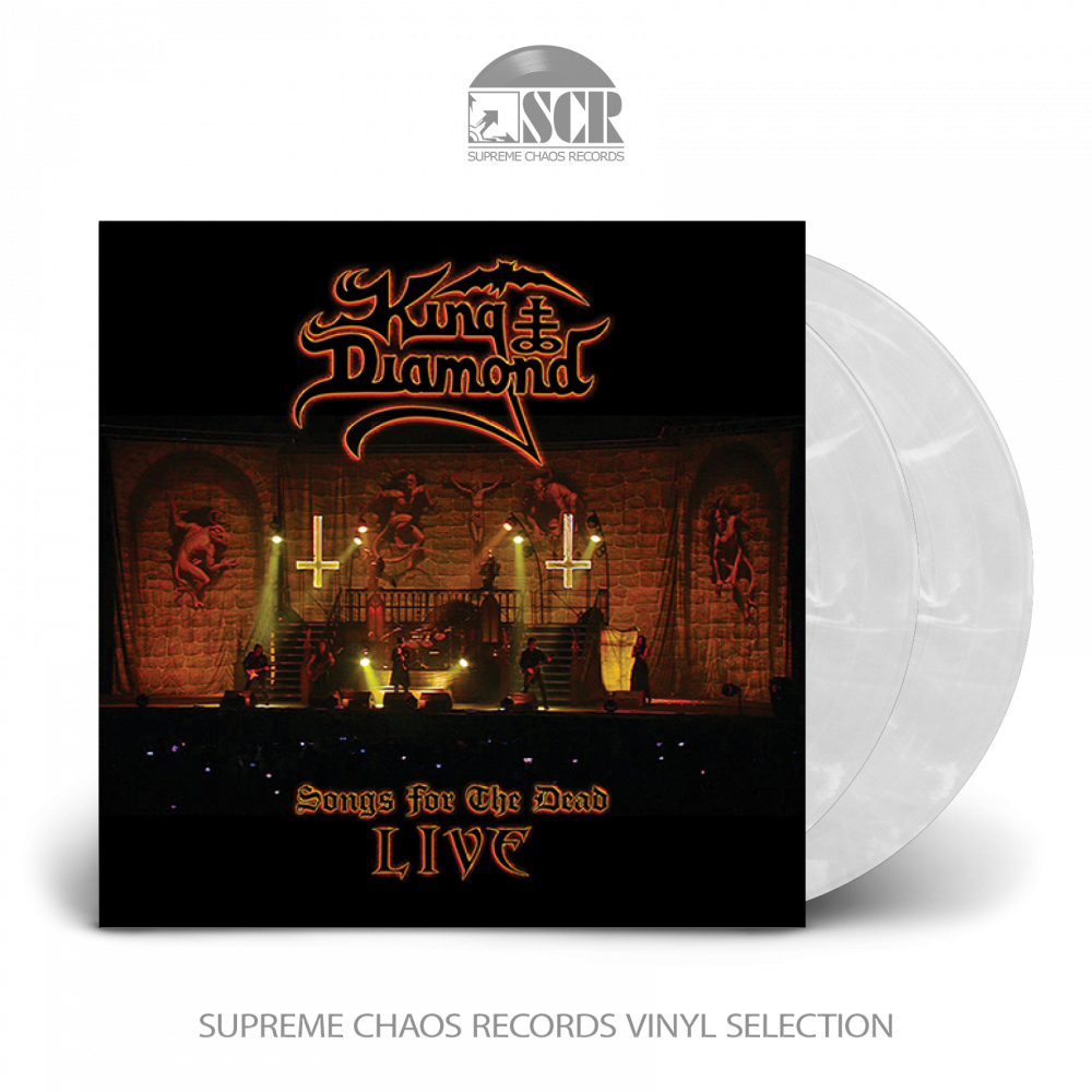KING DIAMOND - Songs For The Dead Live · CLEAR/WHITE MARBLED DLP (Heavy Metal Vinyl)