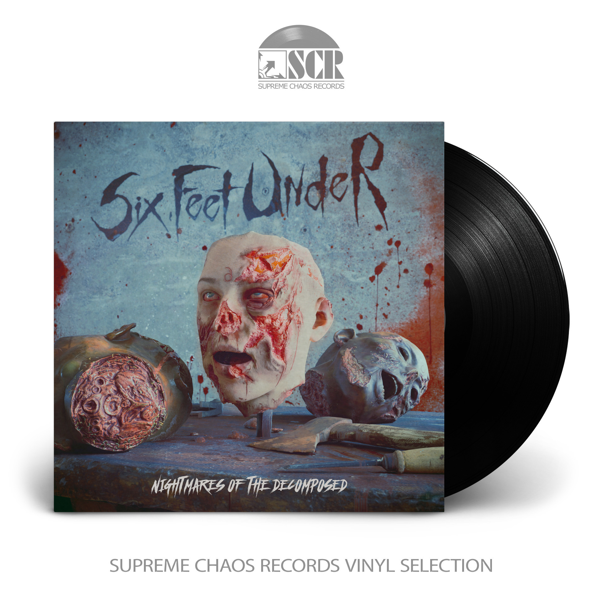 SIX FEET UNDER - Nightmares Of The Decomposed · BLACK LP SIX FEET UNDER - Nightmares Of The Decomposed · BLACK LP (Death Metal Vinyl)