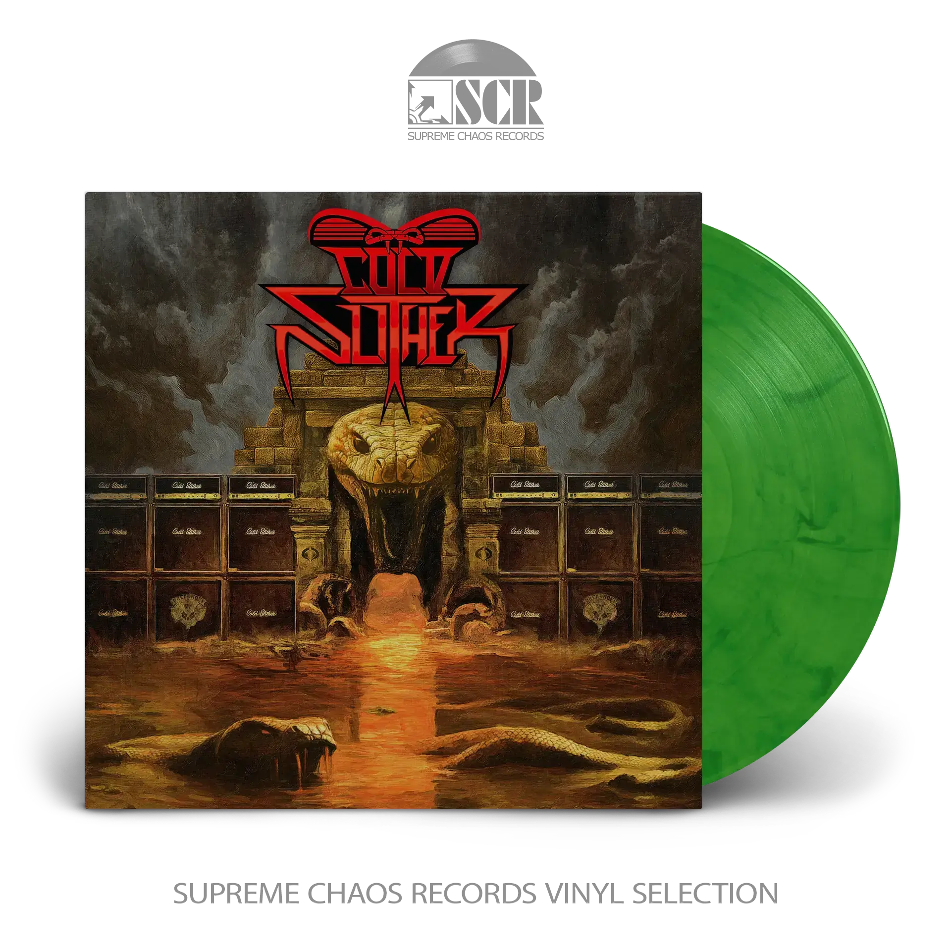 COLD SLITHER · Cold Slither | SWAMP GREEN MARBLED LP COLD SLITHER · Cold Slither | SWAMP GREEN MARBLED LP (Heavy Metal Vinyl)