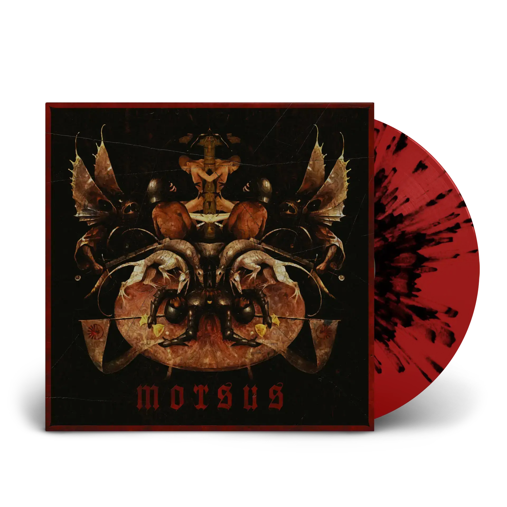 ARROGANZ - Morsus · RED/BLACK SPLATTER LP (Death Metal Vinyl)
