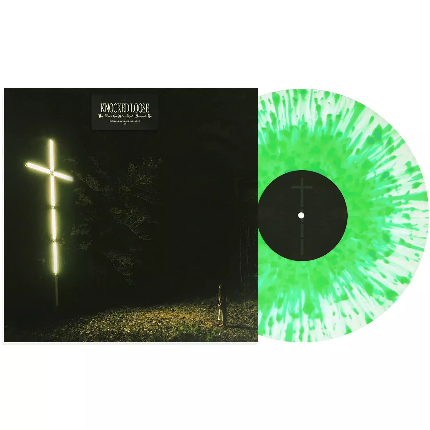 KNOCKED LOOSE - You Won't Go Before You're Supposed To · CLEAR/MINT SPLATTER LP KNOCKED LOOSE - You Won't Go Before You're Supposed To · CLEAR/MINT SPLATTER LP (Melodic Hardcore Vinyl)
