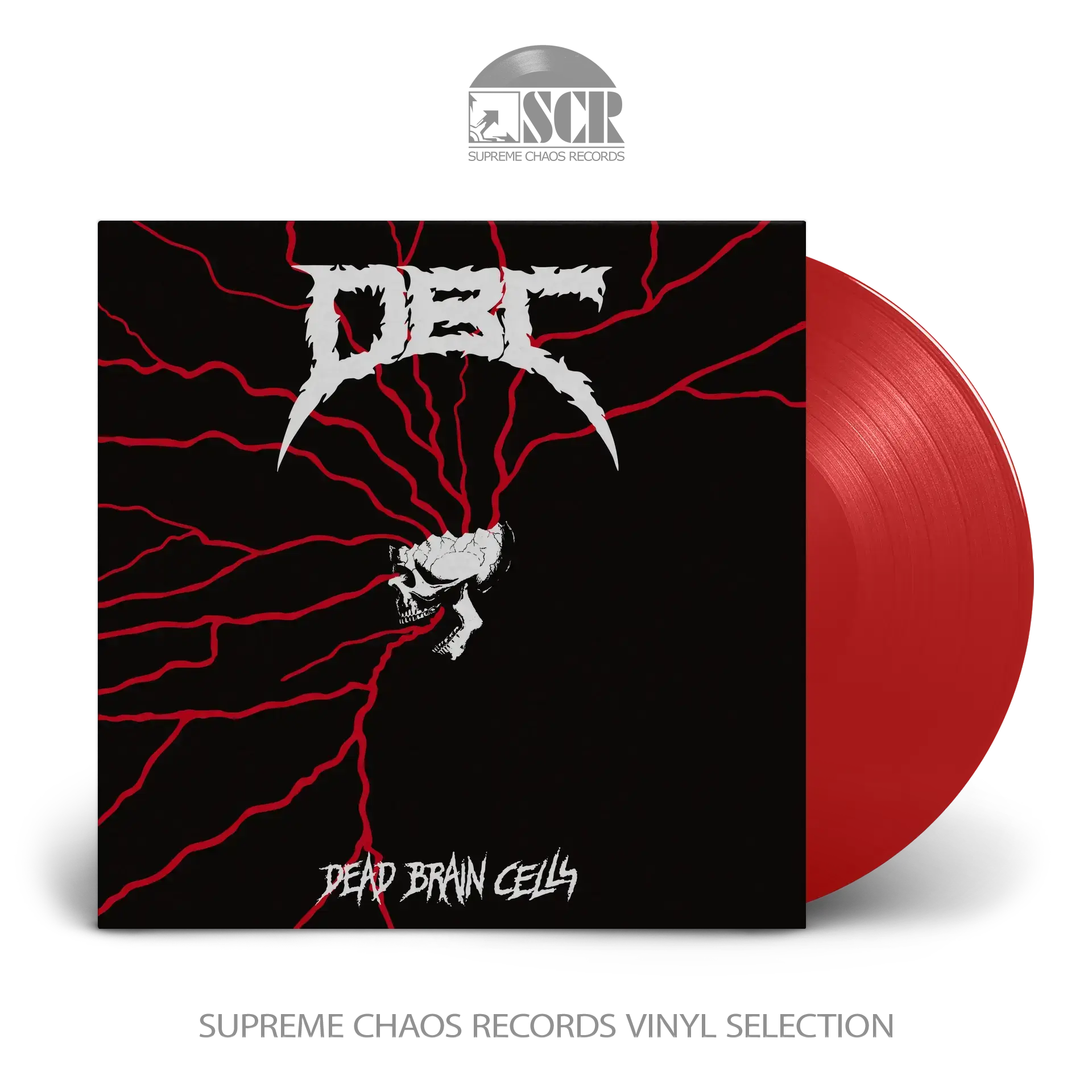 D.B.C. · Dead Brain Cells | TRANSPARENT RED LP D.B.C. · Dead Brain Cells | TRANSPARENT RED LP (Thrash Metal Vinyl)