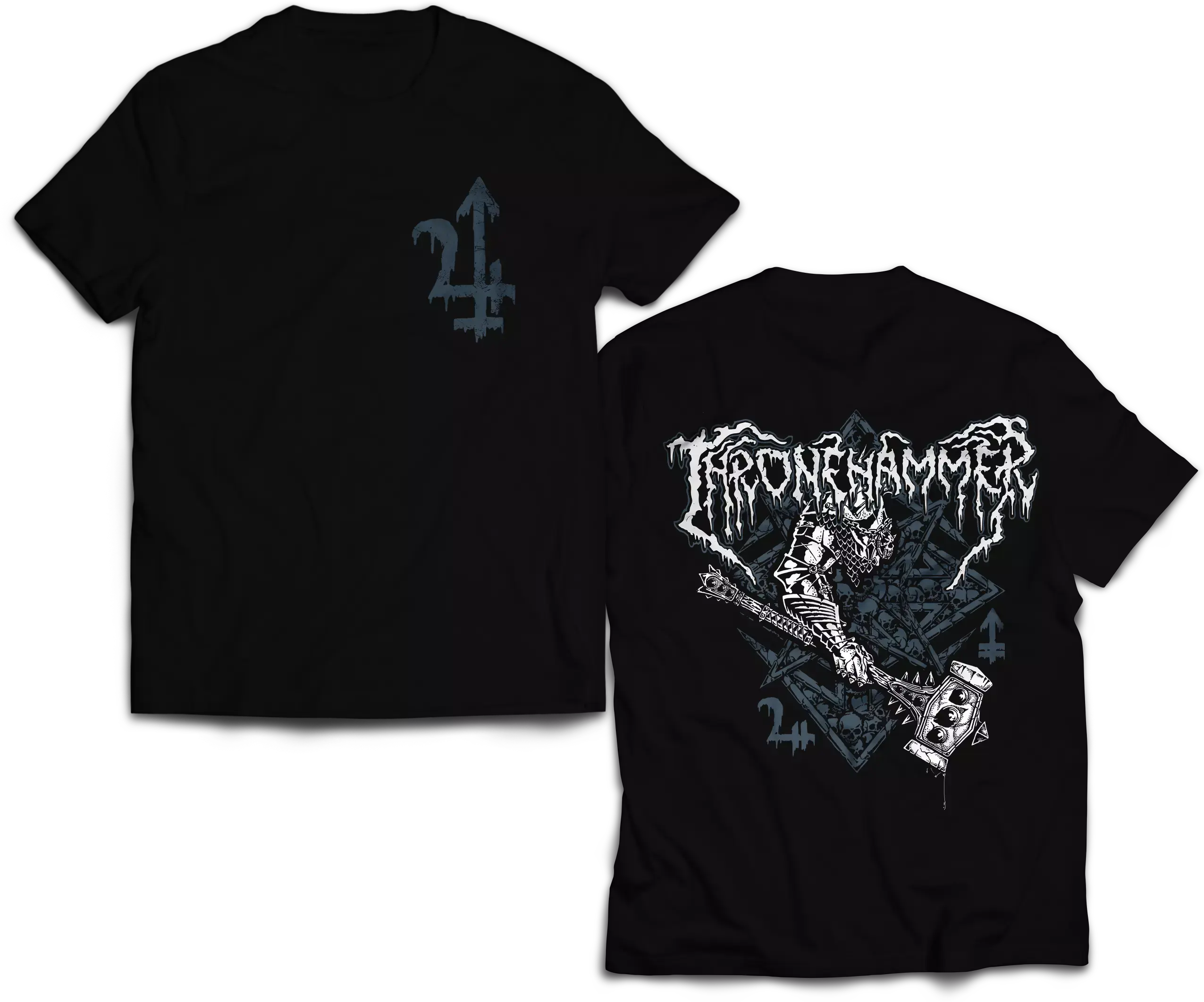 THRONEHAMMER · Hammer & Sigil | T-SHIRT (Doom Metal/Epic Metal/Death Metal Clothes)