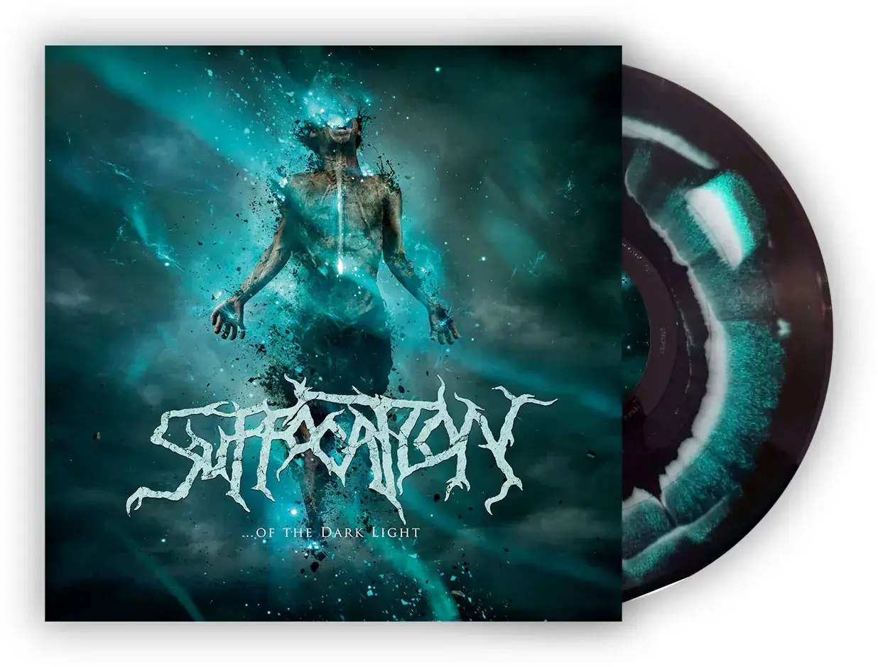 SUFFOCATION - ...Of The Dark Light · BLACK/BLUE/WHITE SWIRL LP SUFFOCATION - ...Of The Dark Light · BLACK/BLUE/WHITE SWIRL LP (Death Metal Vinyl)