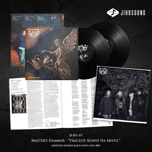 MASTER'S HAMMER · Vracejte Konve Na Místo | BLACK DLP MASTER'S HAMMER · Vracejte Konve Na Místo | BLACK DLP (Black Metal Vinyl)