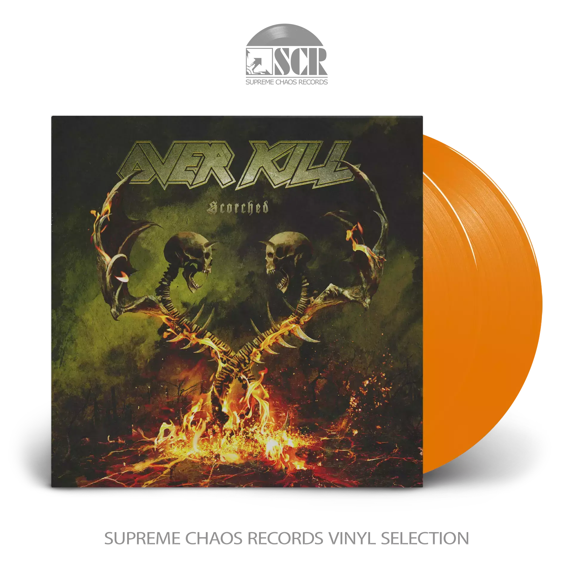 OVERKILL - Scorched · ORANGE DLP OVERKILL - Scorched · ORANGE DLP (Thrash Metal Vinyl)