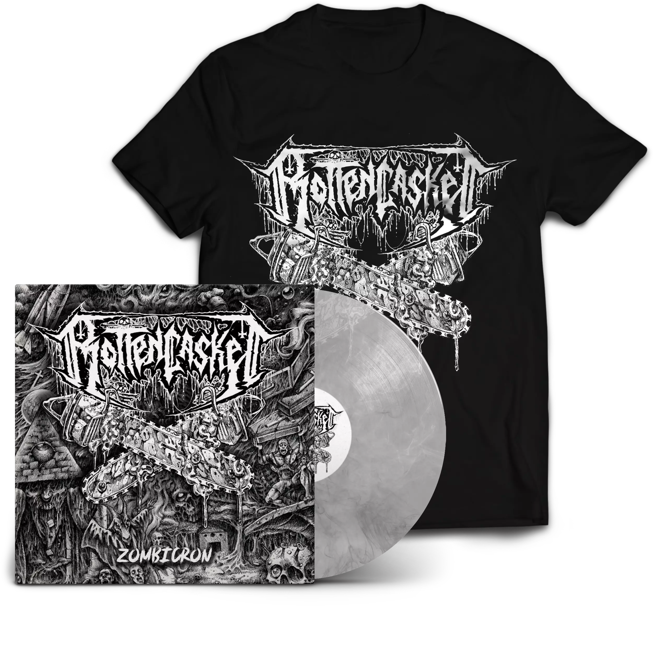 ROTTEN CASKET · Zombicron | LP BUNDLE (Death Metal Vinyl)