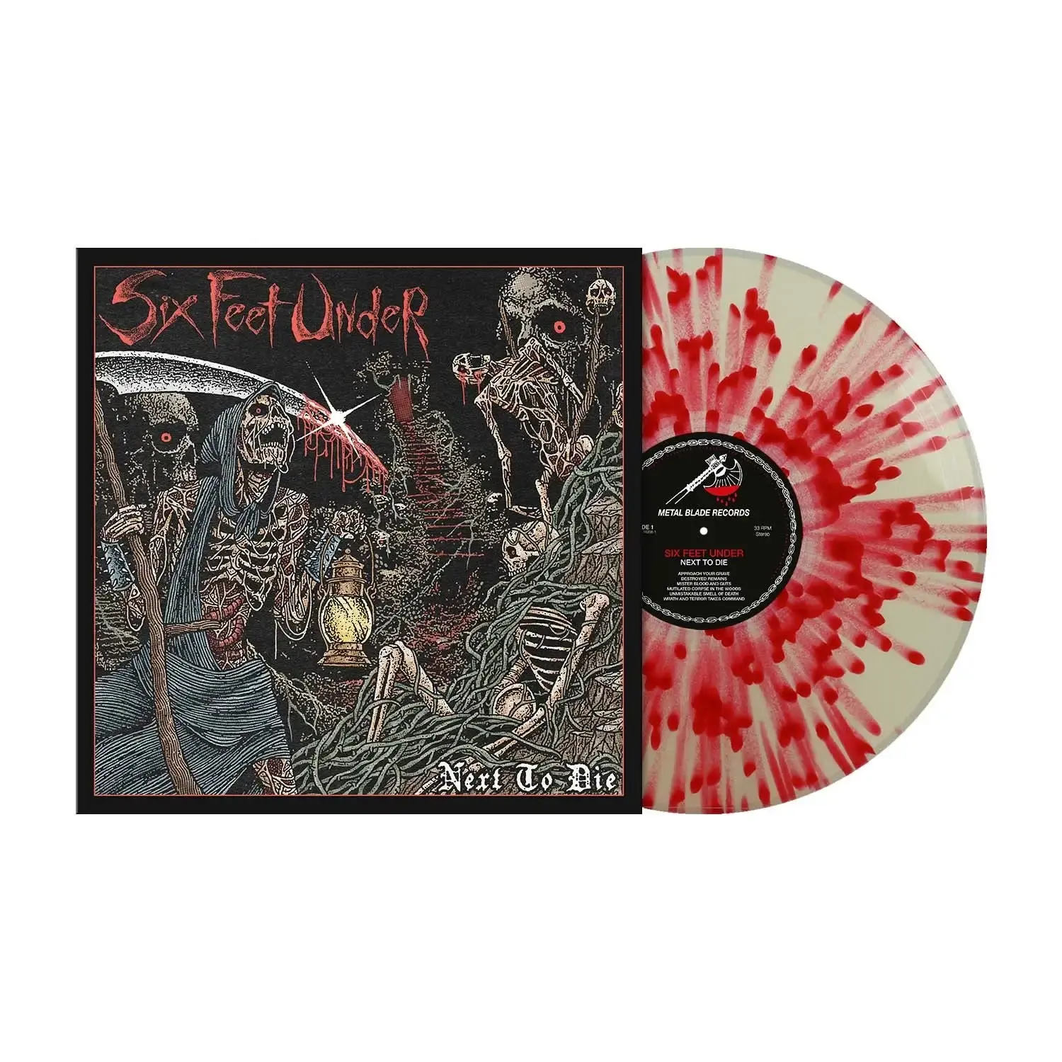 SIX FEET UNDER · Next To Die | BLOOD SPLATTER LP (Death Metal Vinyl)