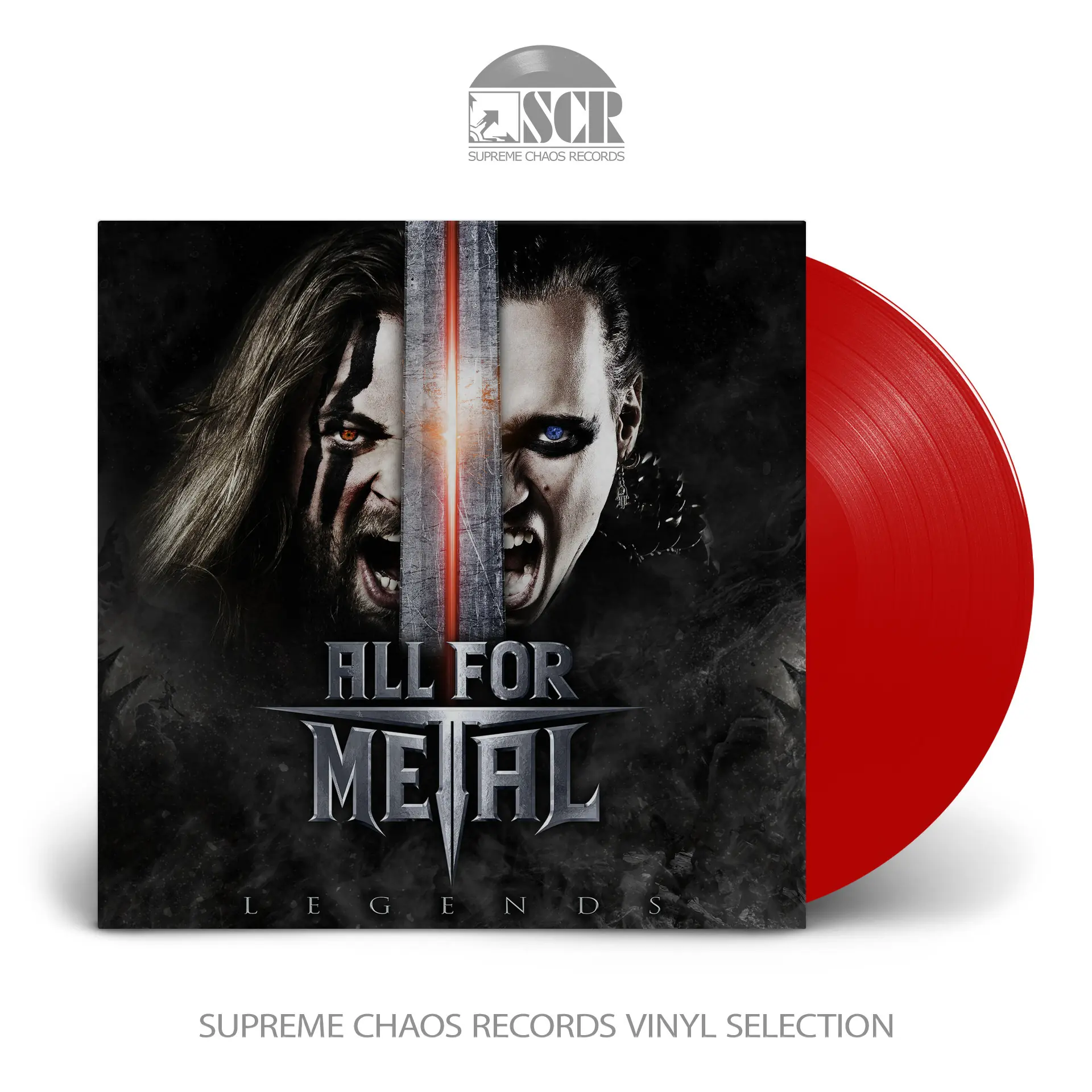 ALL FOR METAL - Legends · RED LP ALL FOR METAL - Legends · RED LP (Heavy Metal Vinyl)