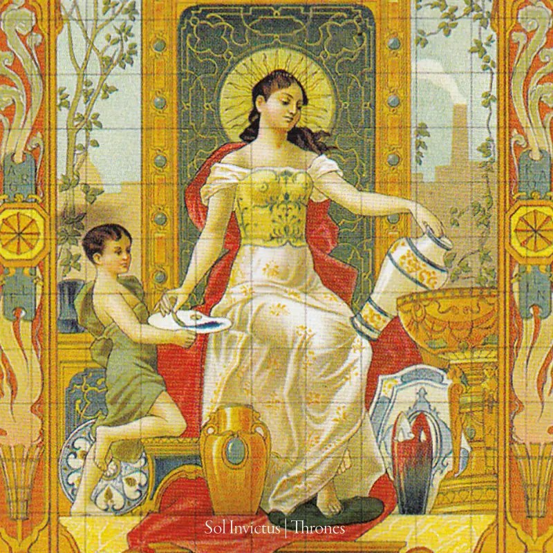 SOL INVICTUS · Thrones | BLACK VINYL · Picture 1 SOL INVICTUS · Thrones | BLACK VINYL (Neofolk Vinyl) · Picture 1