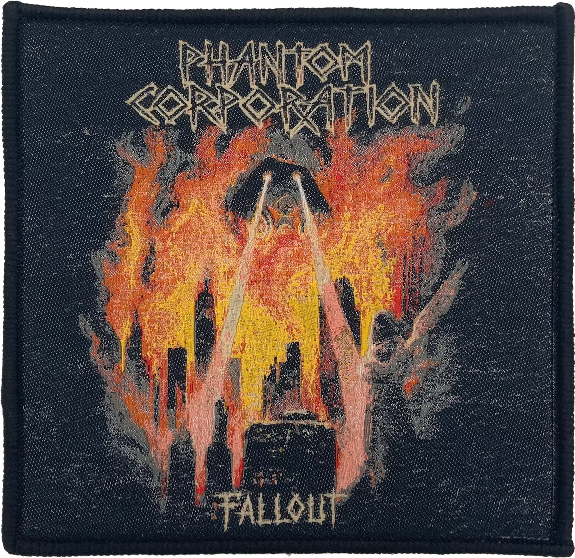 PHANTOM CORPORATION · Fallout Cover Patch | PATCH PHANTOM CORPORATION · Fallout Cover Patch | PATCH (D-Beat/Crust/Thrash Metal/Death Metal Others)