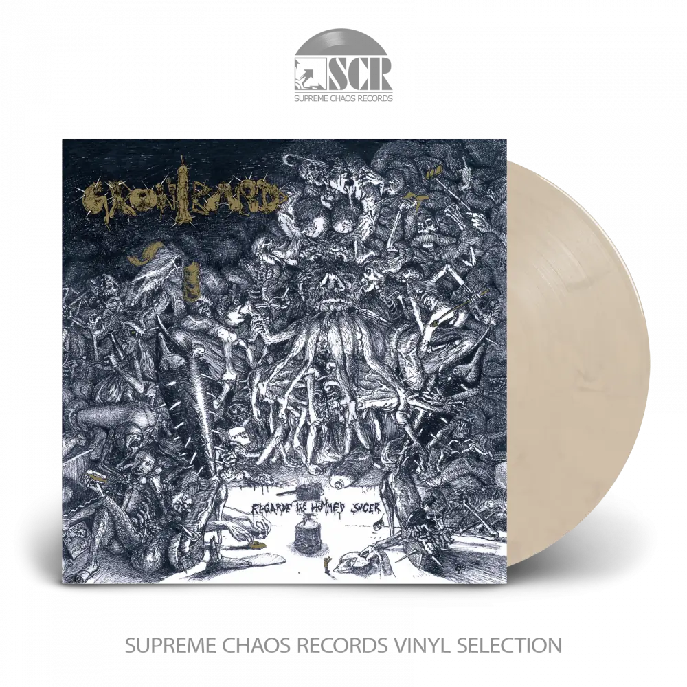 GRONIBARD - Regarde Les Hommes Sucer · CLEAR/BLACK LP GRONIBARD - Regarde Les Hommes Sucer · CLEAR/BLACK LP (Death Metal Vinyl)