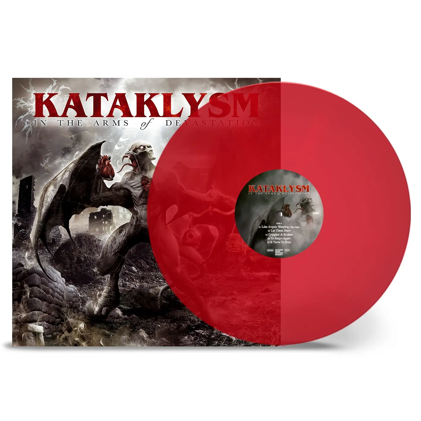 KATAKLYSM - Into The Arms Of Devastation · TRANSPARENT RED LP KATAKLYSM - Into The Arms Of Devastation · TRANSPARENT RED LP (Death Metal Vinyl)