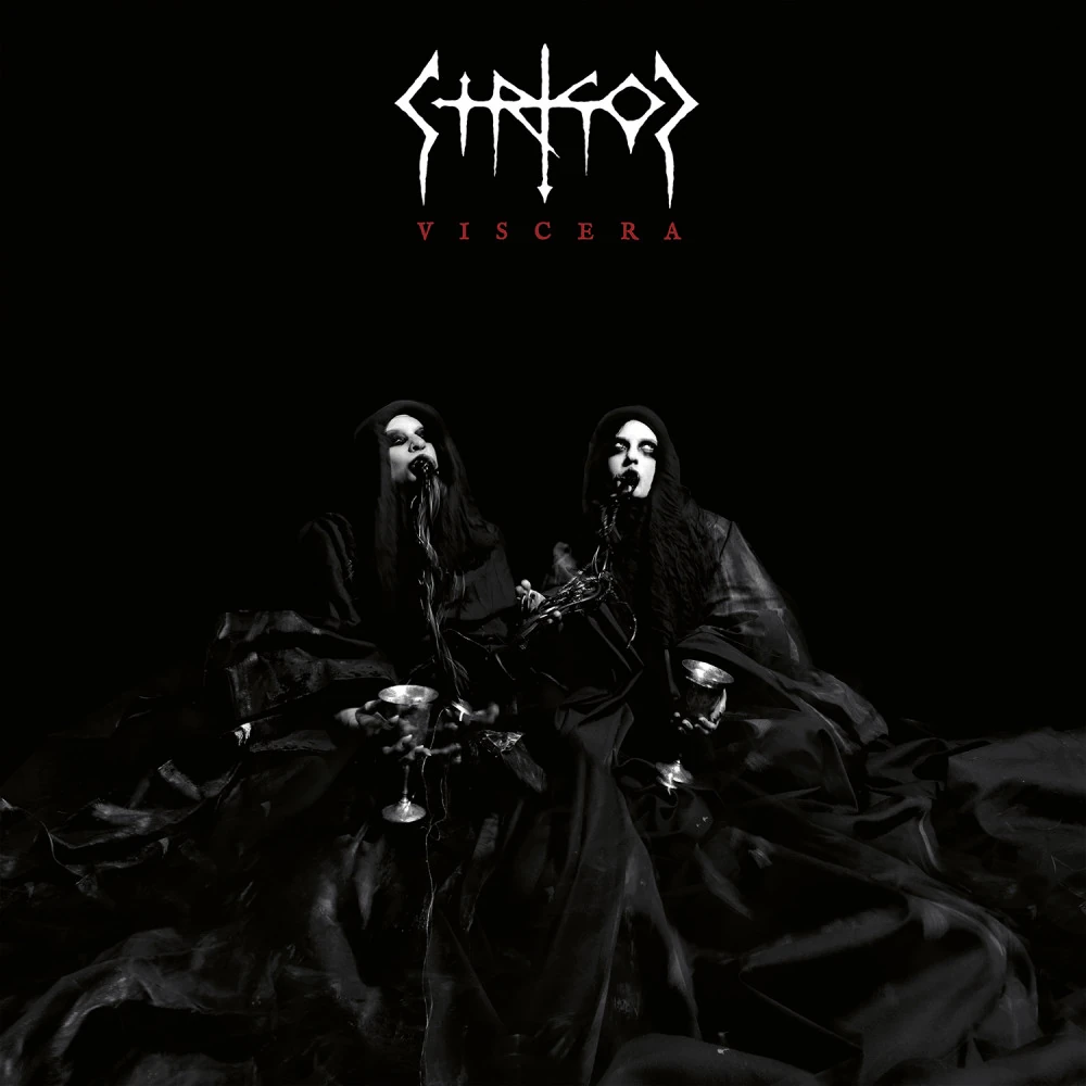 STRIGOI · Viscera | CLEAR/WHITE MARBLED LP (Death Metal Vinyl) · Picture 1