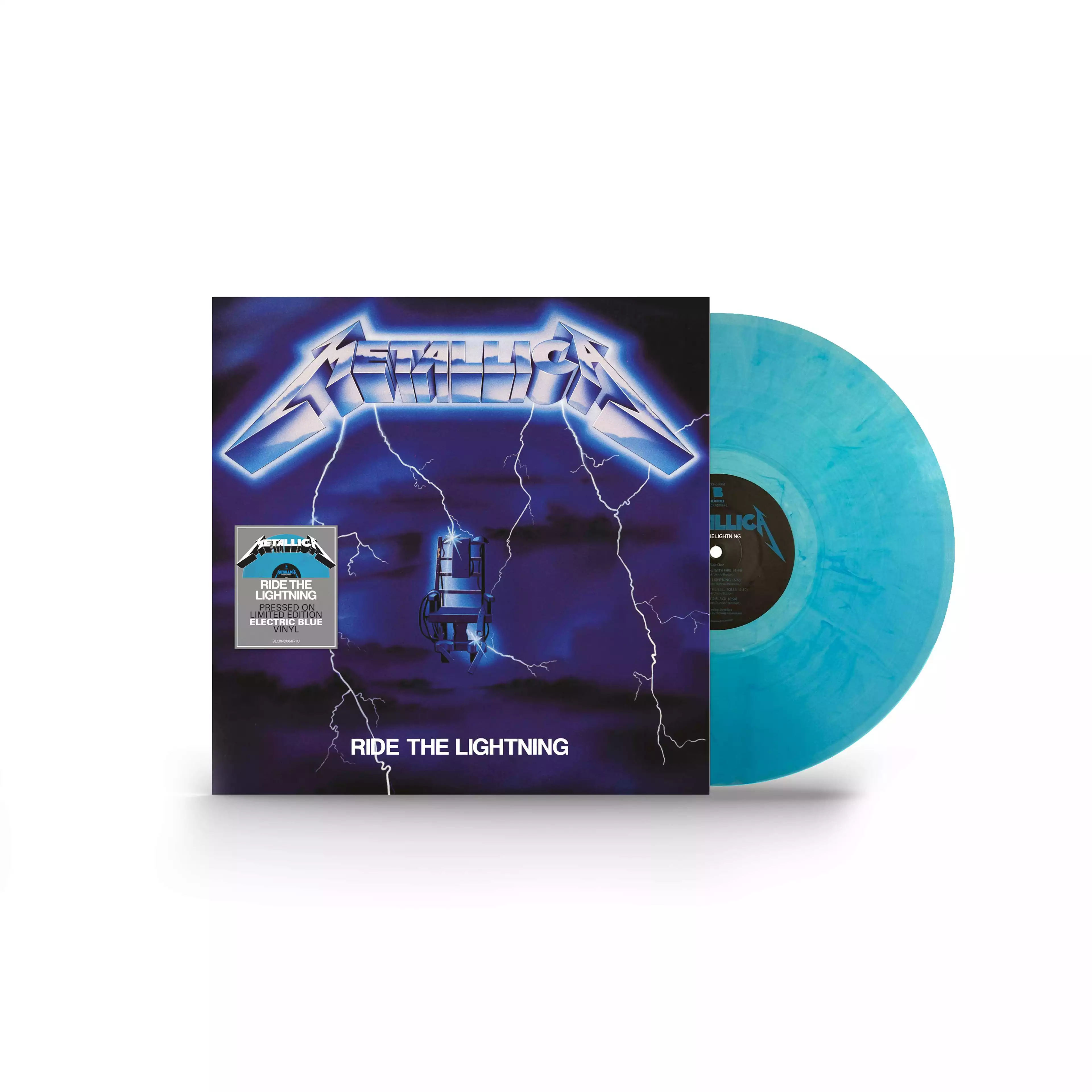 METALLICA · Ride The Lightning | ELECTRIC BLUE LP METALLICA · Ride The Lightning | ELECTRIC BLUE LP (Heavy Metal Vinyl)