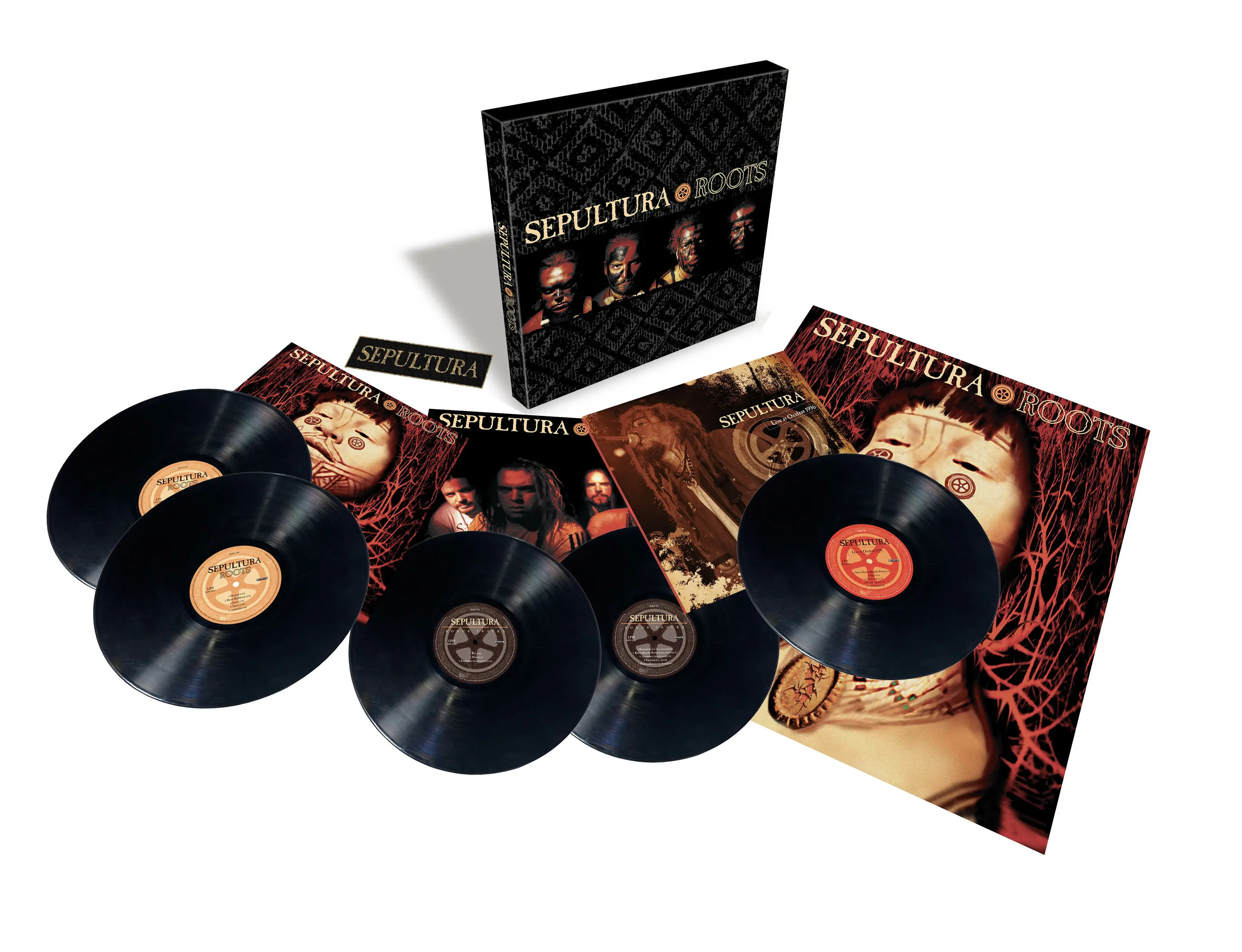SEPULTURA - Roots (25th Anniversary) · LIMITED SUPER DELUXE 5LP BOX (Thrash Metal Vinyl)