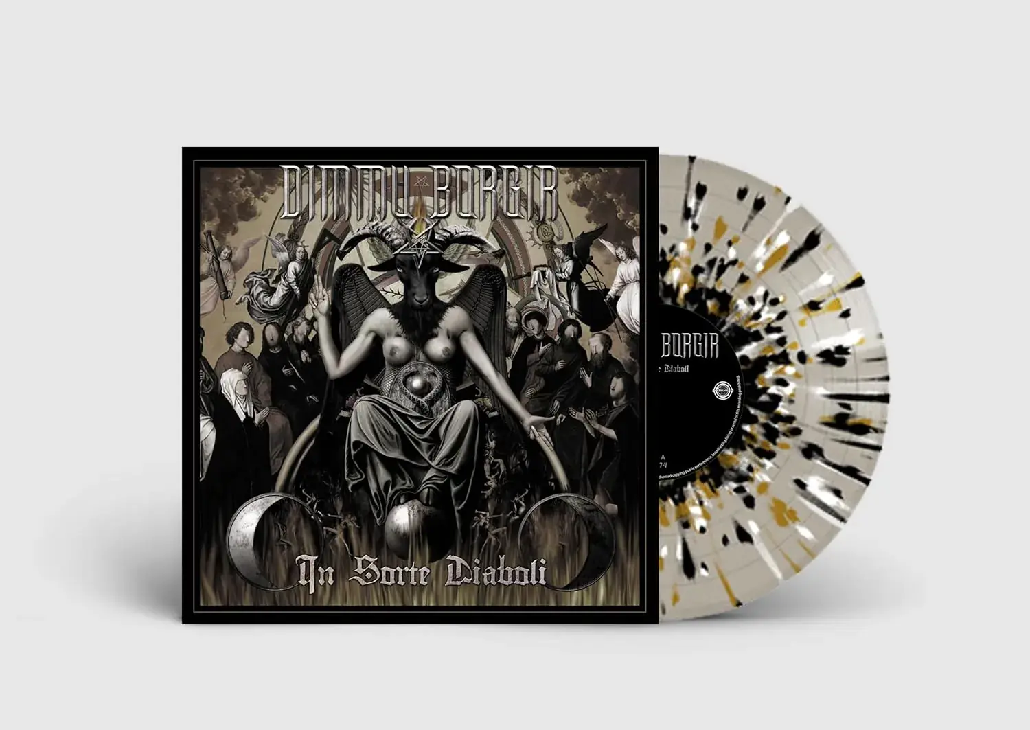 DIMMU BORGIR · In Sorte Diaboli | CLEAR/WHITE/BLACK/GOLD SPLATTER LP (Black Metal Vinyl)
