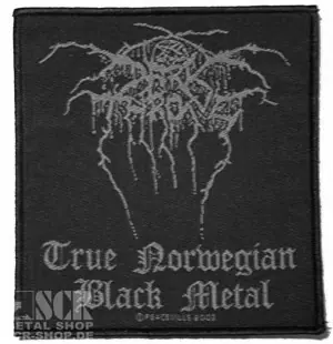 DARKTHRONE - True Norwegian Black Metal · WOVEN PATCH PATCH