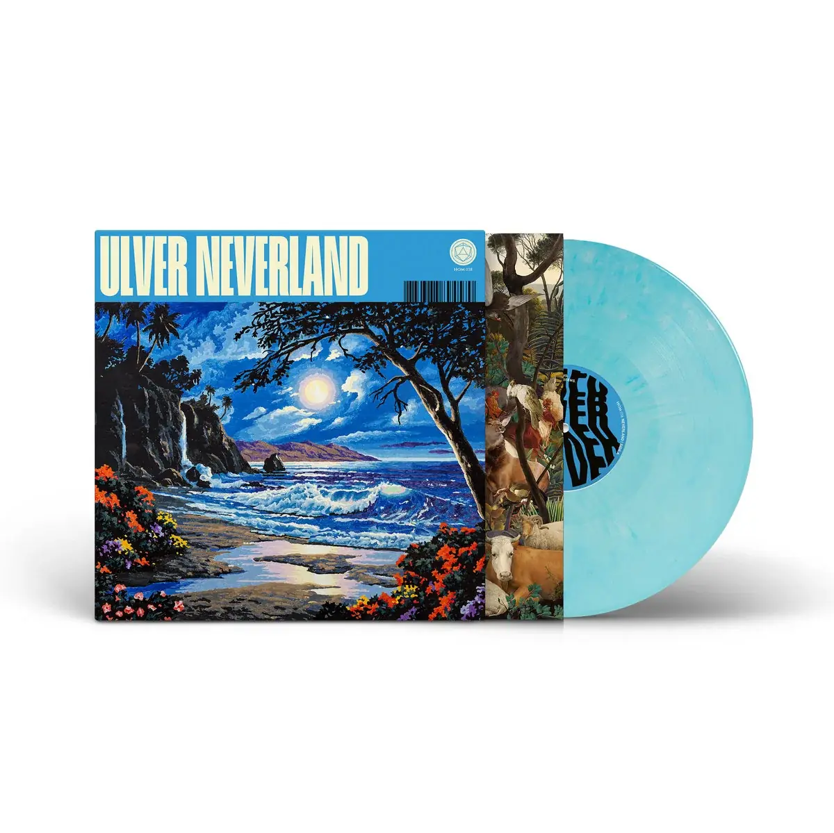 ULVER · Neverland | WHITE/BLUE MARBLED LP (Experimental/Electronic Vinyl) · Picture 2