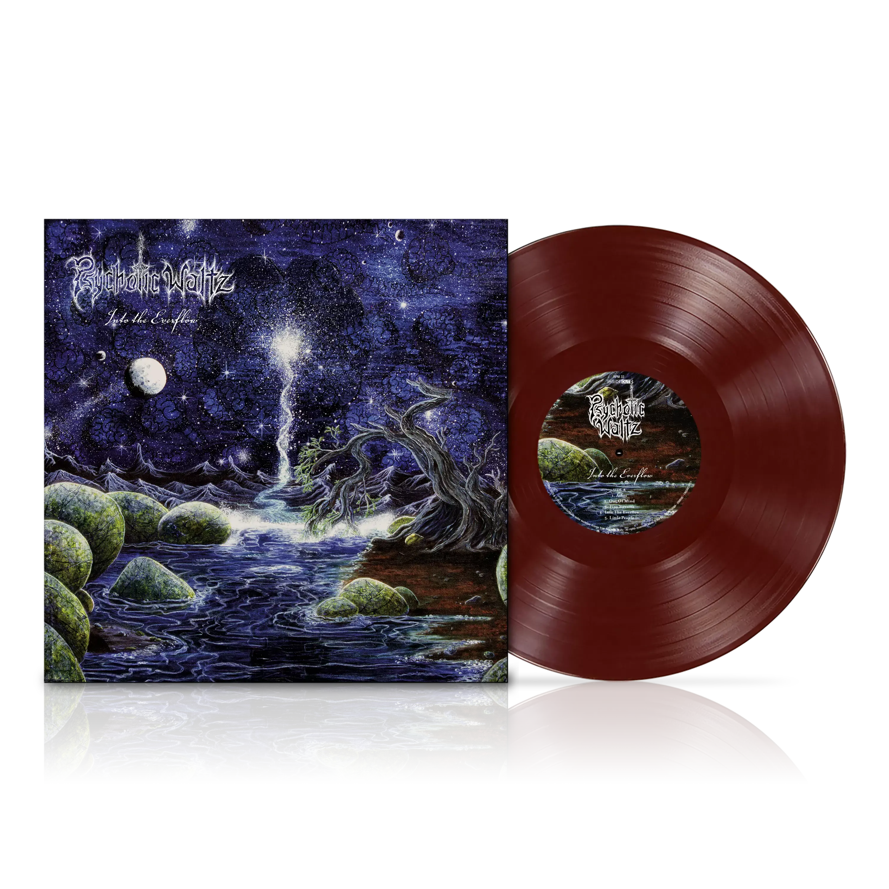 PSYCHOTIC WALTZ - Into The Everflow (Re-Issue 2024) · DEEP BLOOD RED LP